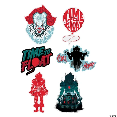 13" - 20" IT Pennywise™ the Clown & Movie Quotes Cardboard Wall Cutouts – 6 Pc.