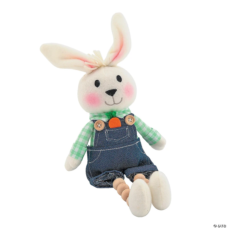 13" Dangle-Leg Easter Bunny Tabletop Decoration