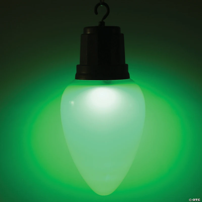 13" Hanging Christmas Light Bulb Set with Timer - 3 Pc.
