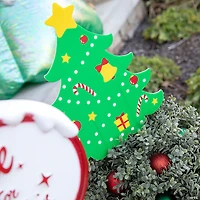 13" x 16" Christmas Tree Yard Stakes - 4 Pc.
