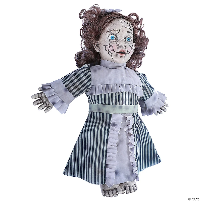 14" Talking Haunted Vintage Doll Halloween Decoration