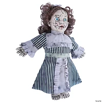 14" Talking Haunted Vintage Doll Halloween Decoration