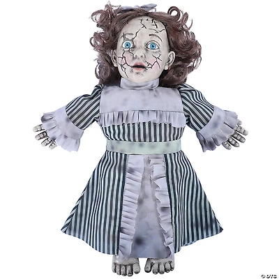 14" Talking Haunted Vintage Doll Halloween Decoration
