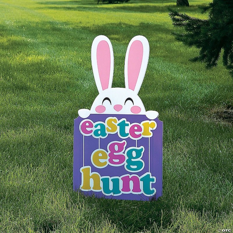 15 1/2" x 26 1/2" Easter Egg Hunt Yard Sign