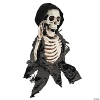 15 3/4" Hanging Waving Skeleton Reaper Creeper Halloween Decoration
