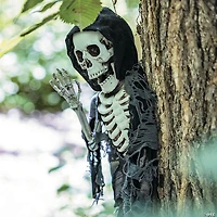 15 3/4" Hanging Waving Skeleton Reaper Creeper Halloween Decoration