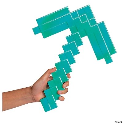 15 3/4" Minecraft™ Diamond Pickaxe Costume Accessory
