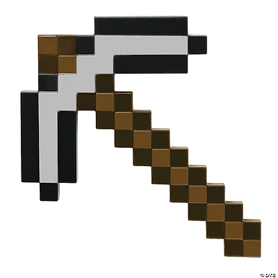 15 3/4" Minecraft™ Iron Pickaxe Costume Accessory