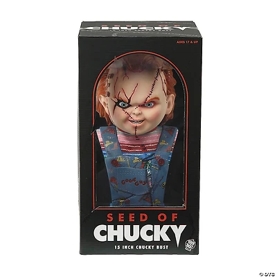 15" Child’s Play: Seed of Chucky™ Chucky Bust Collectible Halloween Decoration