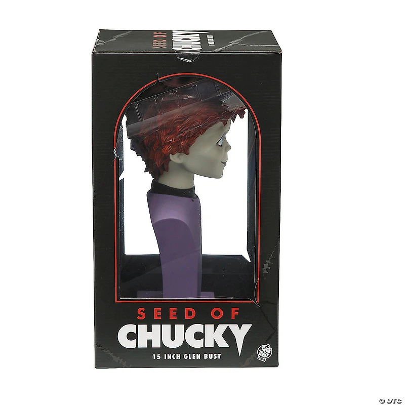 15" Child’s Play: Seed of Chucky™ Glen Bust Collectible Halloween Decoration