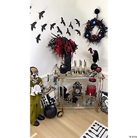 15" Lightup Eyeball Gothic Halloween Wreath