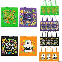 15" x 16 1/2" Large Trick-or-Treat Tote Bags - 12 Pc.