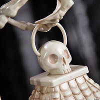 16 1/2" Light-Up Skeleton Crew Bone Lantern Halloween Tabletop Decoration