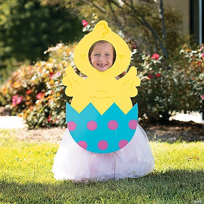 16" x 24"  Easter Chick Face Yard Sign