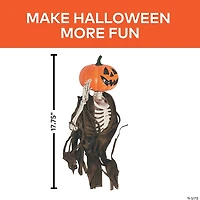 17 3/4" Hanging Waving Jack-O'-Lantern Pumpkin Creeper Halloween Decoration
