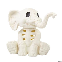18 1/2" Sitting Elephant Skeleton Halloween Decoration