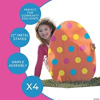 18" x 24 1/2" Jumbo Easter Egg Yard Signs - 4 Pc.