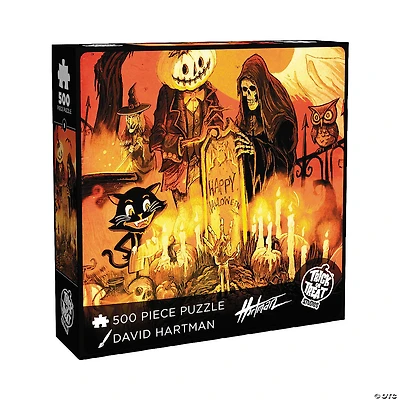 18" x 24" David Hartman's Halloween at the Cemetery Jigsaw Puzzle - 500 Pc.
