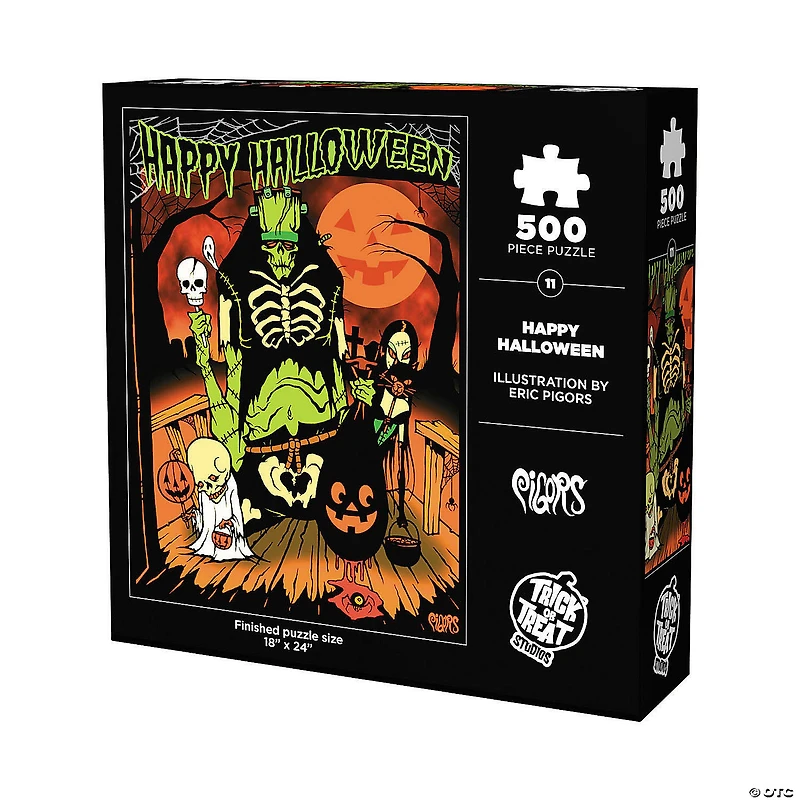18" x 24" Toxictoons™ Happy Halloween Jigsaw Puzzle - 500 Pc.