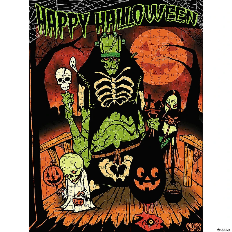 18" x 24" Toxictoons™ Happy Halloween Jigsaw Puzzle - 500 Pc.