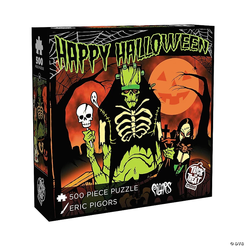 18" x 24" Toxictoons™ Happy Halloween Jigsaw Puzzle - 500 Pc.