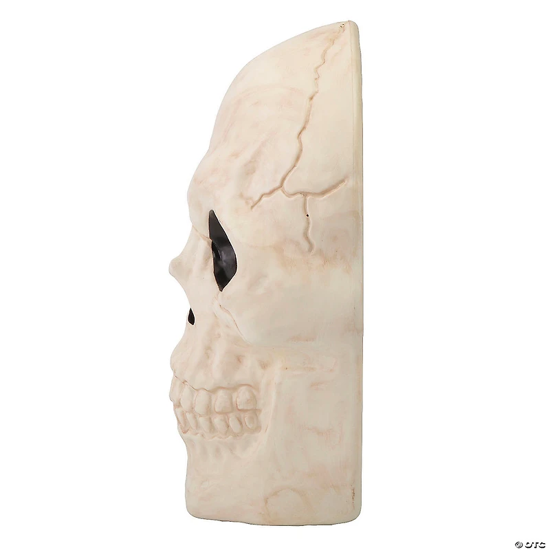 19 3/4" Animated Giant Plastic Skull Halloween Decoration