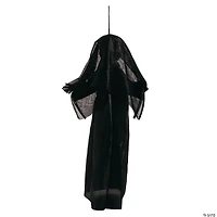 19 3/4" Hanging Black & White Nun with Cross Halloween Decoration