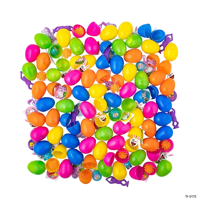 2 1/2" Bulk 5000 Pc. Deluxe Toy-Filled Plastic Easter Eggs