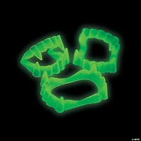 2 1/2" Bulk 504 Pc. Glow-in-the-Dark Plastic Fangs Vampire Teeth