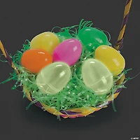 2 1/2" Bulk 72 Pc. Glow-in-the-Dark Plastic Easter Eggs