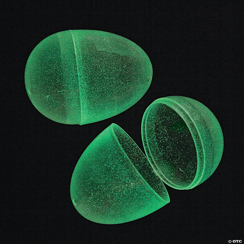 2 1/2" Bulk 72 Pc. Glow-in-the-Dark Plastic Easter Eggs