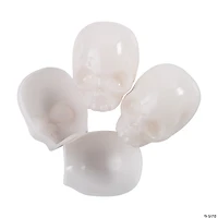 2 1/2" Glow-in-the-Dark Skull Eggs - 24 Pc.