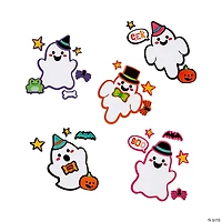 2 1/2" x 2 1/2" Mini Make-a-Scene Ghost Sticker Roll - 100 Pc.