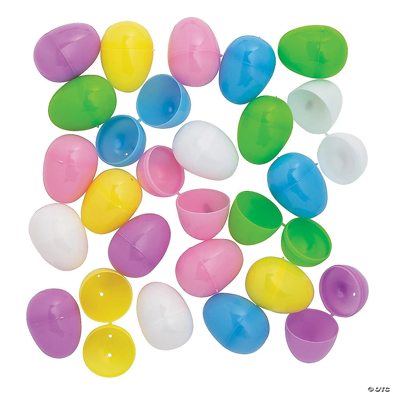 2 1/4" Bulk 144 Pc. Pastel Plastic Easter Eggs