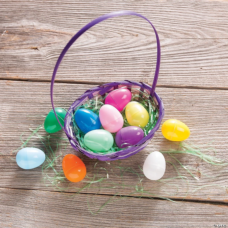 2 1/4" Bulk 144 Pc. Pastel Plastic Easter Eggs