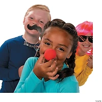 2" Bright Red Classic Sponge Clown Noses – 12 Pc.