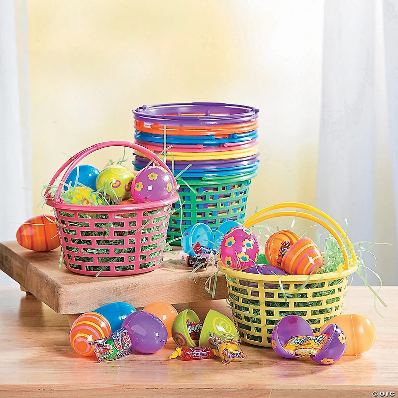 2" Bulk 144 Pc. Colorful Bright Plastic Easter Eggs