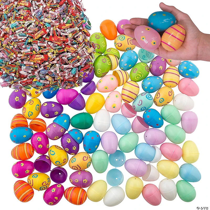 2" Bulk 1864 Pc. Mega Plastic Easter Egg & Candy Filler Kit