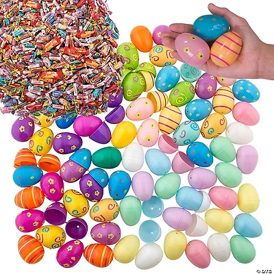 2" Bulk 1864 Pc. Mega Plastic Easter Egg & Candy Filler Kit