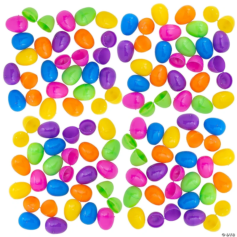2" Bulk 432 Pc. Mega Colorful Bright Plastic Easter Eggs - 432 Pc.