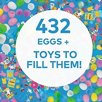 2" Bulk 932 Pc. Pastel Plastic Easter Eggs & Toy Filler Kit