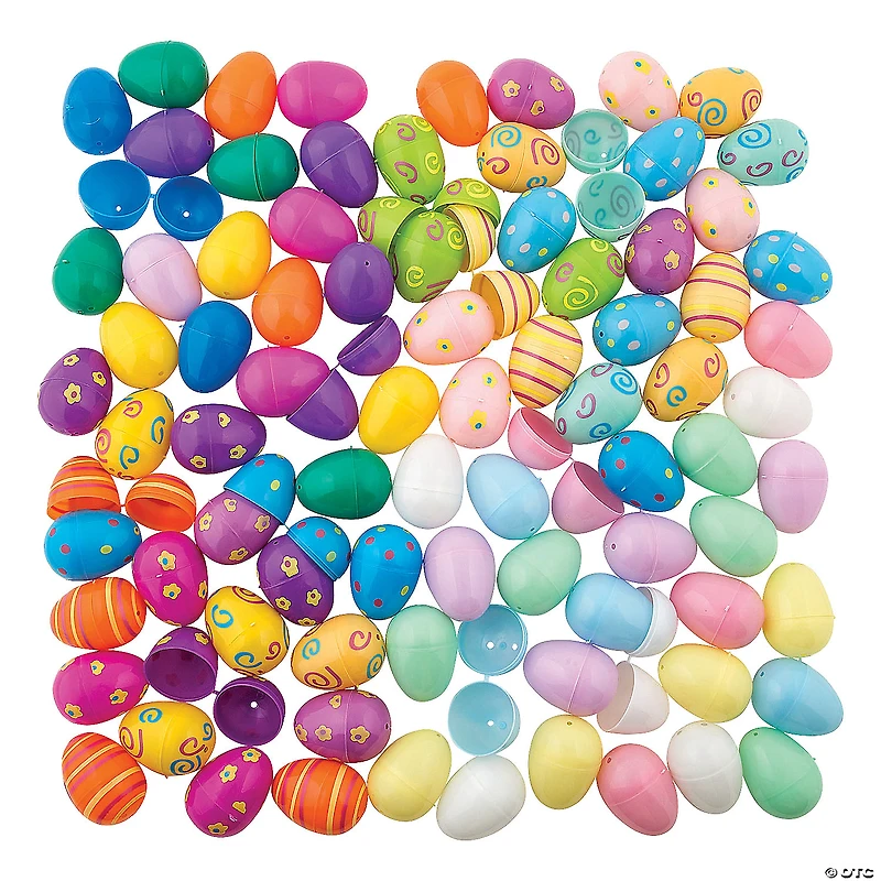 2" Bulk Mega Plastic Easter Egg Assortment - 1728 Pc.