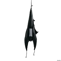 2 Ft. Animated Hanging Light-Up Upside-Down Bat Halloween Decoration
