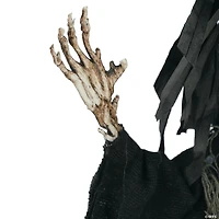 2 Ft. Hanging Pumpkinhead Man with Hat Halloween Decoration