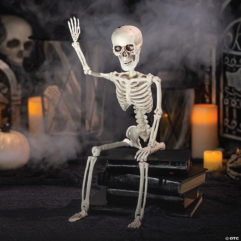 2 Ft. Posable Skeleton Halloween Decoration