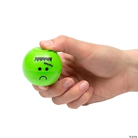 2" Halloween Monster Faces Plastic Fidget Spinner Balls – 12 Pc.
