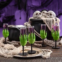 2 oz. Witch Hand Plastic Glasses - 12 Ct.