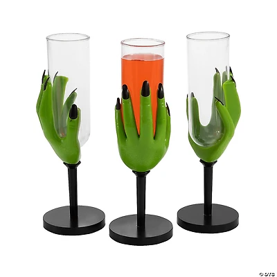 2 oz. Witch Hand Plastic Glasses - 12 Ct.