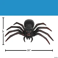 20" Black Plastic Spider Hallween Tabletop Decoration