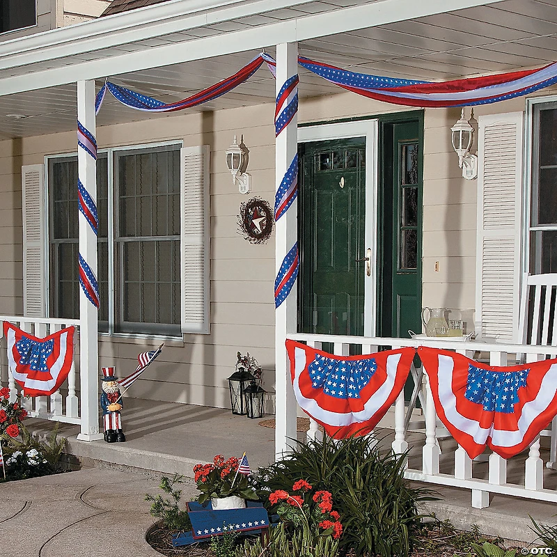20 Ft. Patriotic Fabric Bunting